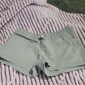 Vuori Women's Sage Green Cargo Shorts